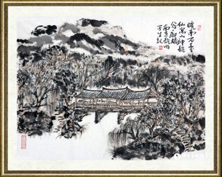 姚龙顺_皖南石台 仙寓山神龙谷 廊桥